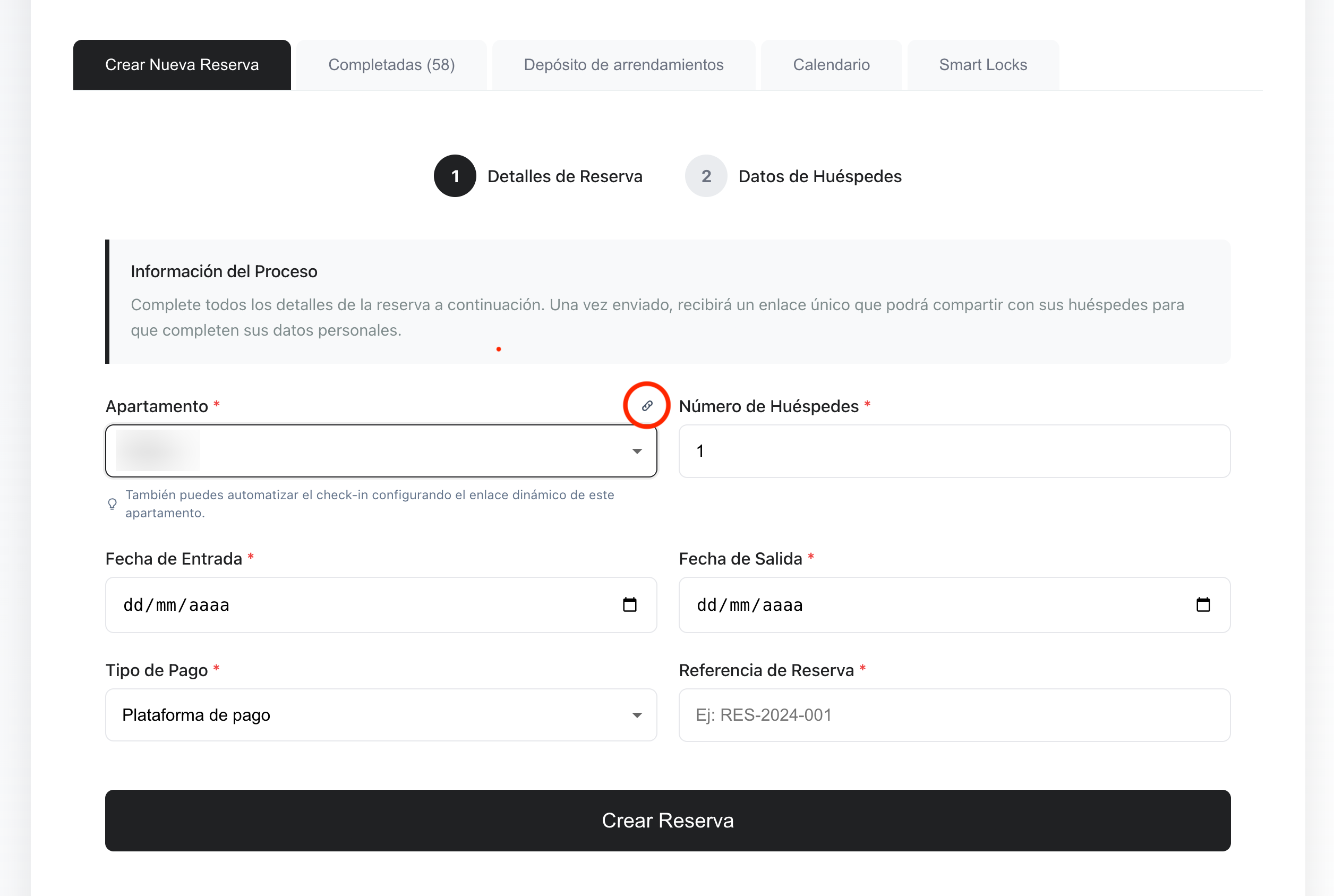 BnCheck dashboard dynamic link for automated check-in