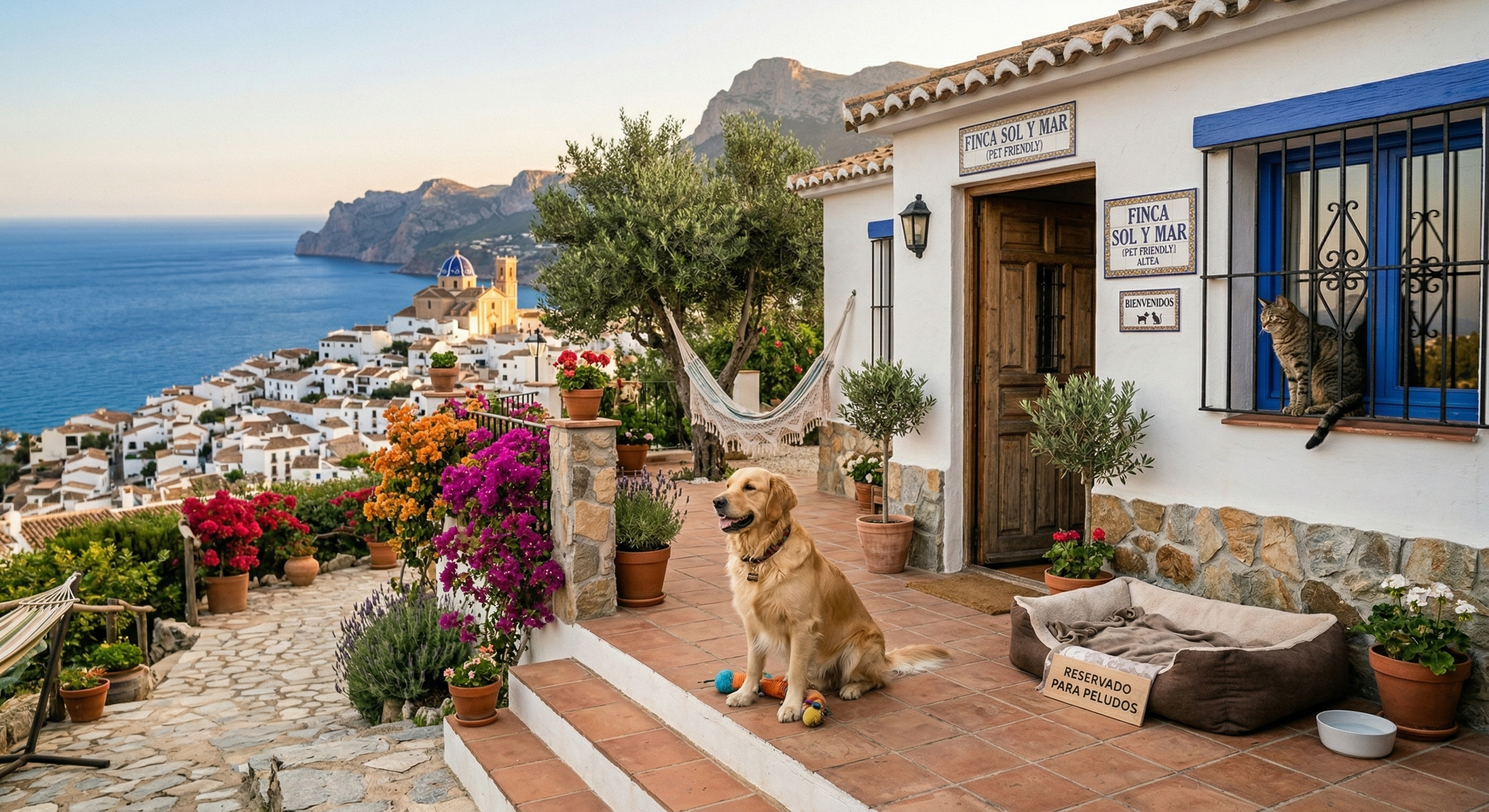 Casa vacacional con mascotas